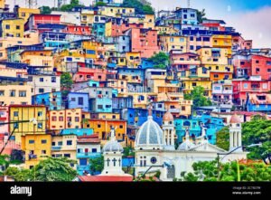 casas coloridas america latina vecindario urbano