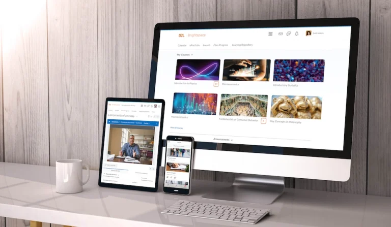 computadora con aula virtual accesible desde argentina