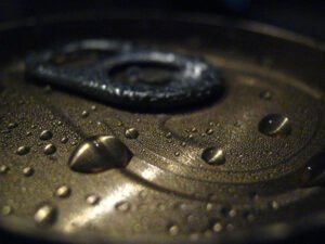 condensacion de vapor en gotas visibles