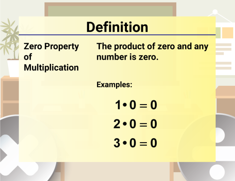 division matematica concepto con numero cero