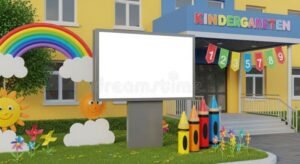 Cómo contacto y dónde queda el Jardín de Infantes Nº 38 Magdalena Güemes 3 entrada colorida de jardin de infantes alegre