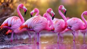 Cómo Crear Una Secuencia Didáctica Sobre Las Medias De Los Flamencos 32 flamencos en grupo junto a agua