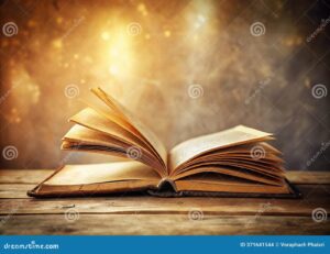 libro abierto en paginas impresas clasicas