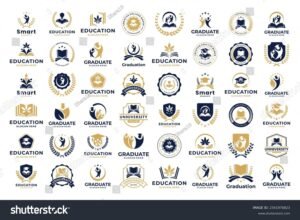 logo oficial instituto educativo diseno vectorial