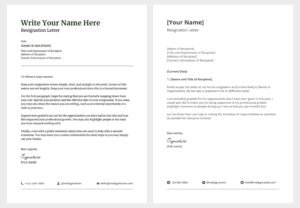 manos entregando carta de renuncia formal