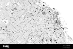 mapa satelital de avenida en buenos aires