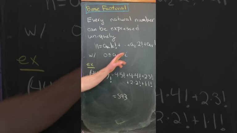Qué números se pueden factorizar y cómo identificarlos fácilmente 2 numeros factoriales en una pizarra matematica