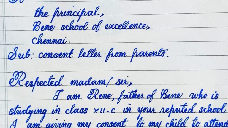Cómo redactar una autorización para que mi hijo se retire solo