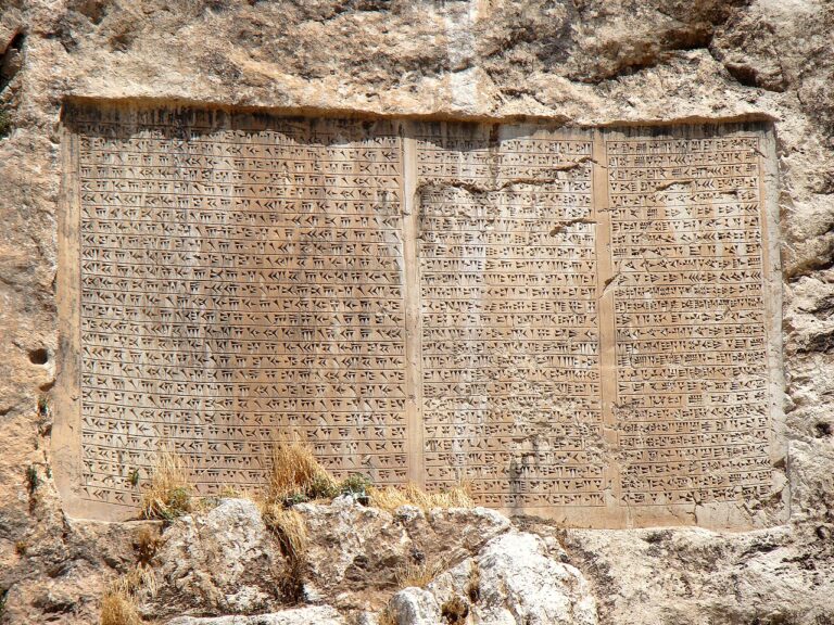 Qué ciencia estudia las inscripciones antiguas y su significado 2 piedras antiguas con inscripciones cuneiformes
