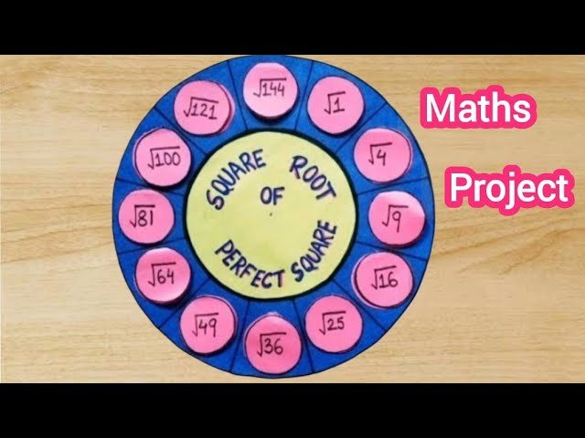 raices cuadradas con simbolos matematicos coloridos