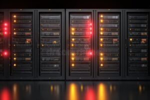 Por qué aparece el mensaje "Estamos realizando tareas de mantenimiento" 2 servidor en mantenimiento con luces de advertencia